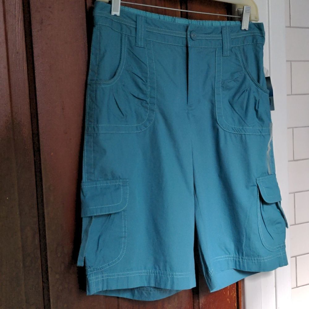 SJB Active Women's Brittany Blue Cargo Shorts Size S - Picture 12 of 12